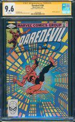 Daredevil #186 (1982), CGC 9.6 Signed by Frank Miller