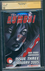 Blade of Kumori #2 8.0 CGC Signed by Ron Marz