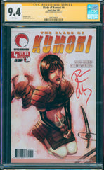 Blade of Kumori #4 9.4 CGC Signed by Ron Marz
