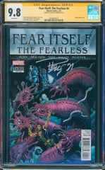 Fear Itself: The Fearless #4 9.8 CGC Signed by Paul Pelletier