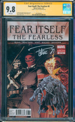 Fear Itself: The Fearless #8 9.8 CGC Signed by Paul Pelletier