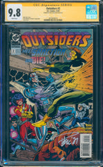 Outsiders #2 9.8 CGC Signed by Paul Pelletier