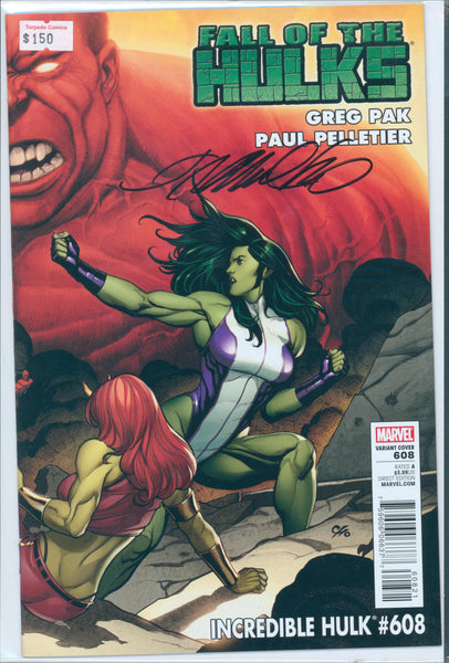 Incredible Hulk #608 9.0 VF/NM Cho Variant Cover Signed by Frank Cho