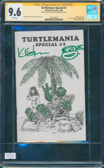 Turtlemania Special #1 9.6 CGC Signed & Sketch by Kevin Eastman