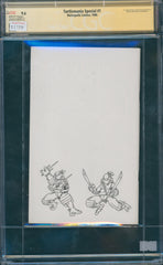 Turtlemania Special #1 9.6 CGC Signed & Sketch by Kevin Eastman