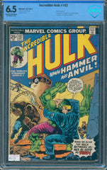 Incredible Hulk #182 6.5 CBCS 1st App Hammer & Anvil, 1st App & Death Crackajack