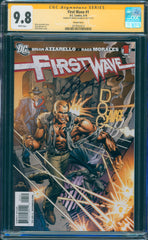 First Wave #1 9.8 CGC Signed by Brian Azzarello Variant Cover