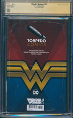 Wonder Woman #750 9.6 CGC Torpedo Ed. G Signed Jim Lee 18/100
