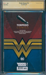 Wonder Woman #750 9.6 CGC Torpedo Ed. F Signed Jim Lee 28/100