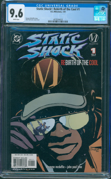 Static Shock!: Rebirth of the Cool #1 9.6 CGC
