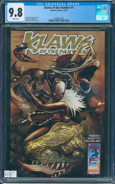 Klaws of the Panther #1 9.8 CGC