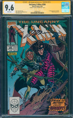 Uncanny X-Men #266 9.6 CGC Signed Chris Claremont 1st Full App Gambit
