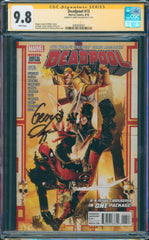 Deadpool #13 9.8 CGC Signed by Gerry Duggan