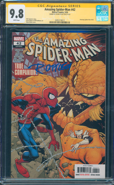 Amazing Spider-Man #42 9.8 CGC Signed by Ryan Ottley