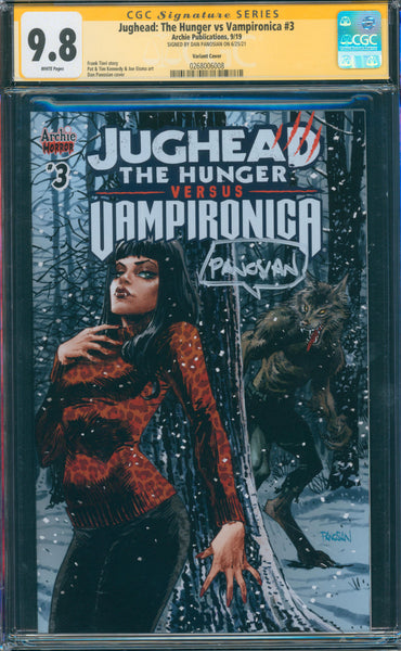 Jughead: The Hunger vs. Vampironica #3 9.8 CGC Variant Cover Signed Frank Tieri