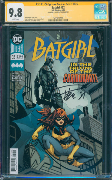 Batgirl #32 9.8 CGC Signed by Paul Pelletier