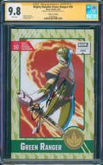 Mty. Morphin Power Rangers #50 9.8 CGC Trading Card Ed. Signed Jason David Frank