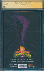 Mty. Morphin Power Rangers #25 9.8 CGC Finch Virg. Ed. Signed Jason David Frank