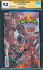 Mighty Morphin Power Rangers #2 9.8 CGC Signed by Jason David Frank