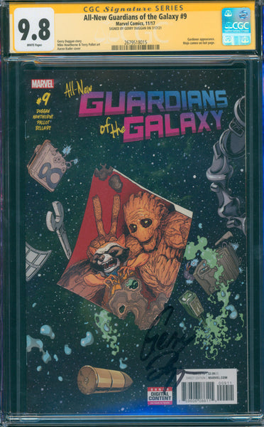 All-New Guardians of the Galaxy #9 9.8 CGC Signed by Gerry Duggan