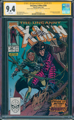 Uncanny X-Men #266 9.4 CGC Signed by Chris Claremont & Jim Lee