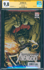 Avengers #2 9.8 CGC Second Printing Signed by Jason Aaron
