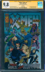 X-Men: Alpha #1 9.8 CGC Signed Dan Panosian 1st App Dark Beast *Incorrect Label*