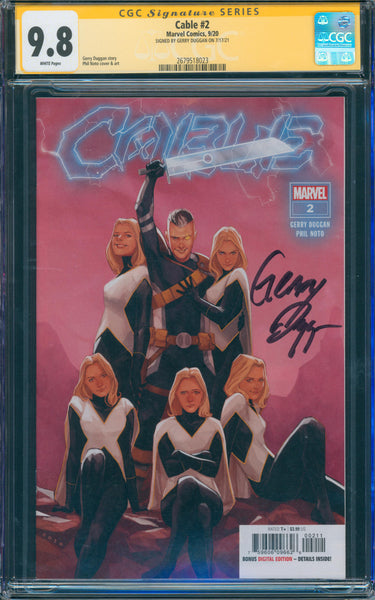 Cable #2 9.8 CGC Signed by Gerry Duggan
