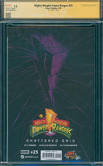 Mty. Morphin Power Rangers #25 9.8 CGC Finch Virg. Ed. Signed Jason David Frank
