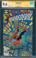 Daredevil #186 9.6 CGC Signed by Frank Miller