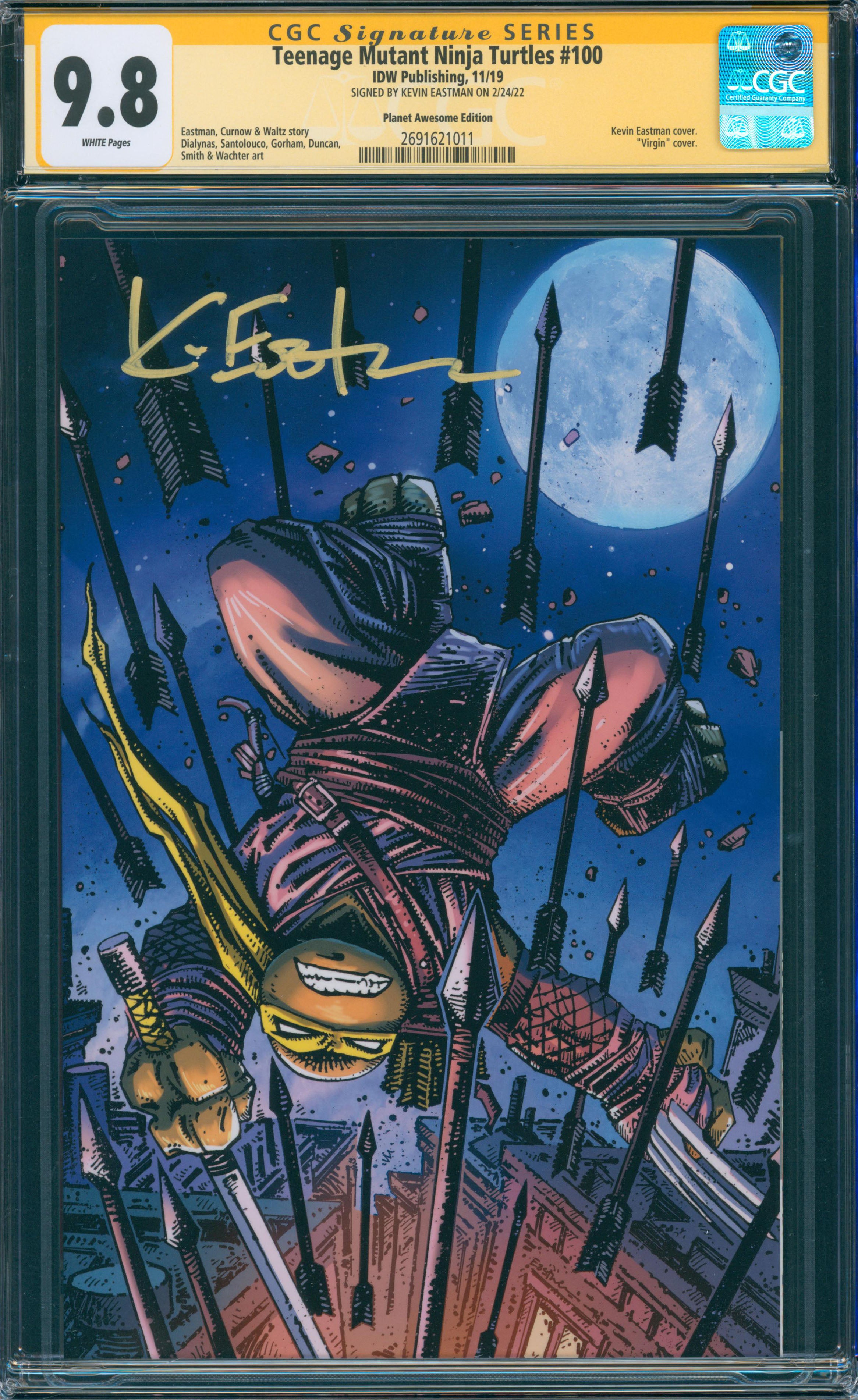 Kevin Eastman Signed Teenage Mutant Ninja Turtles - The Shredder