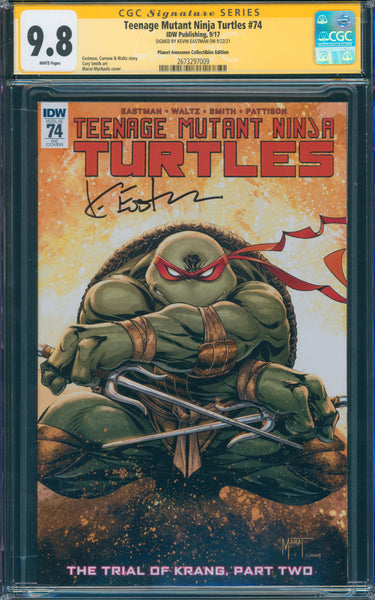 Teenage Mutant Ninja Turtles #74 9.8 CGC Signed by Kevin Eastman