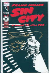 Sin City: A Dame to Kill for #1 8.5 Raw Remarqued by Frank Miller w/COA
