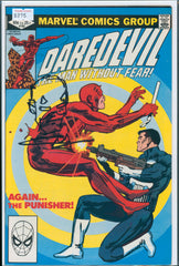 Daredevil #183 8.0 Raw Comic Remarqued by Frank Miller with COA
