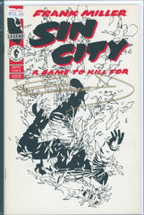 Sin City: A Dame to Kill for #2 8.0 Raw Signed by Frank Miller w/COA