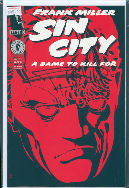 Sin City: A Dame to Kill For #6 9.2 Raw Signed by Frank Miller w/COA