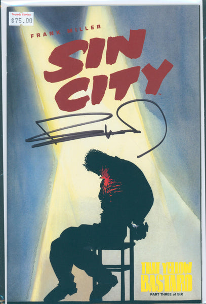 Sin City: That Yellow Bastard #3 8.5 Raw Signed by Frank Miller w/COA