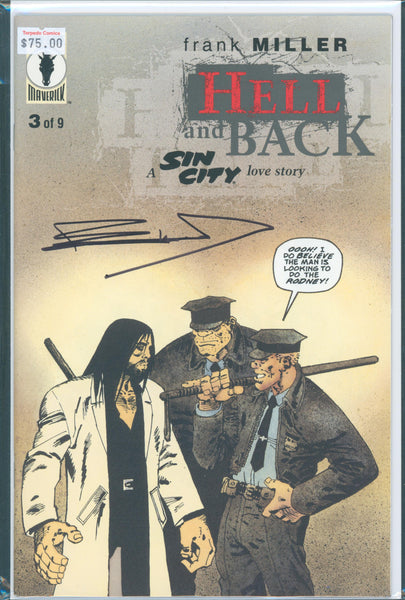Hell and Back: A Sin City Love Story #3 of 9 8.5 Raw Signed Frank Miller w/COA