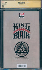 King in Black #2 9.6 CGC Kirkham Variant Signed Stegman, Zeck, Kirkham & Cates