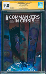 Commanders in Crisis #1 9.8 CGC Andolfo Foil Ed. Signed by Mirka Andolfo