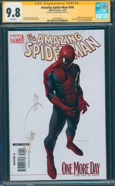 Amazing Spider-Man #544 9.8 CGC Signed by Joe Quesada