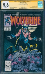 Wolverine #1 9.6 CGC Signed by Chris Claremont 1st Wolverine as Patch
