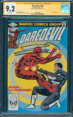 Daredevil #183 9.2 CGC Signed by Frank Miller