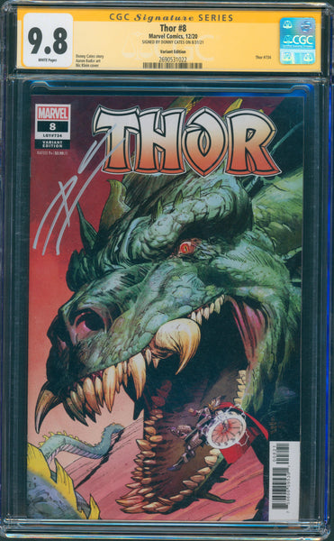 Thor #8 9.8 CGC Variant Edition Signed by Donny Cates