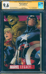 Marvel Legacy #1 9.6 CGC Signed by Joe Quesada 1st App of 1,000,000 BC Avengers