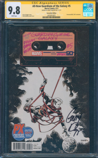 All-New Guardians of the Galaxy #5 9.8 CGC Convention Edition Signed Gerry Duggan