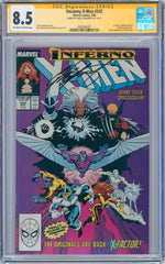 Uncanny X-Men #242 8.5 CGC Signed by Chris Claremont