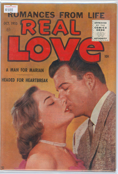 Real Love #70 8.0 VF Raw Comic (October 1955)