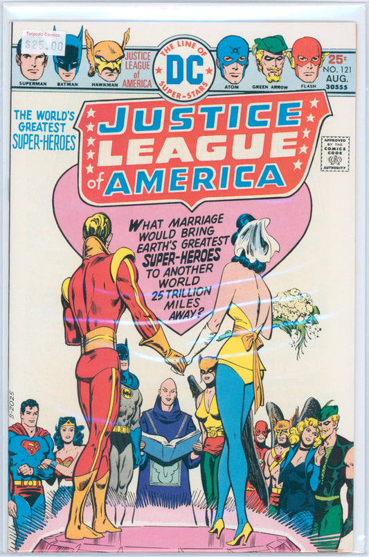 Justice League of America #121 8.5 VF+ Raw Comic