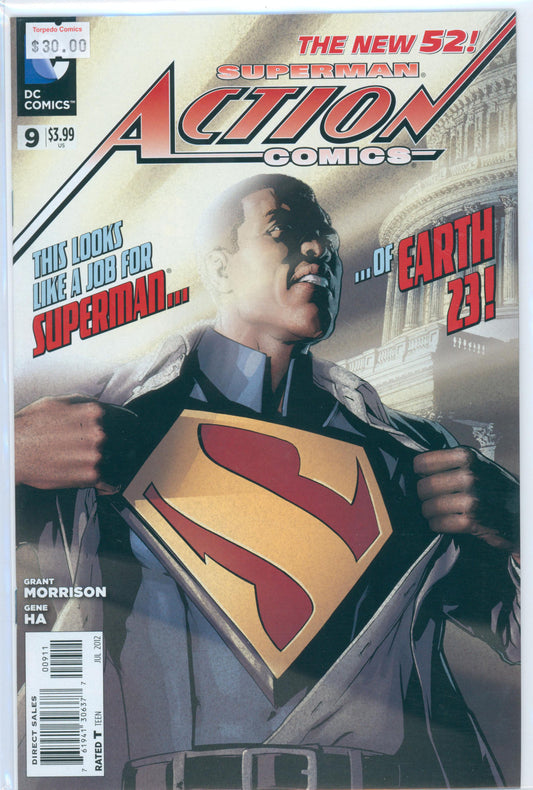 Action Comics #9 9.4 NM Raw Comic 1st Appearance Calvin Ellis